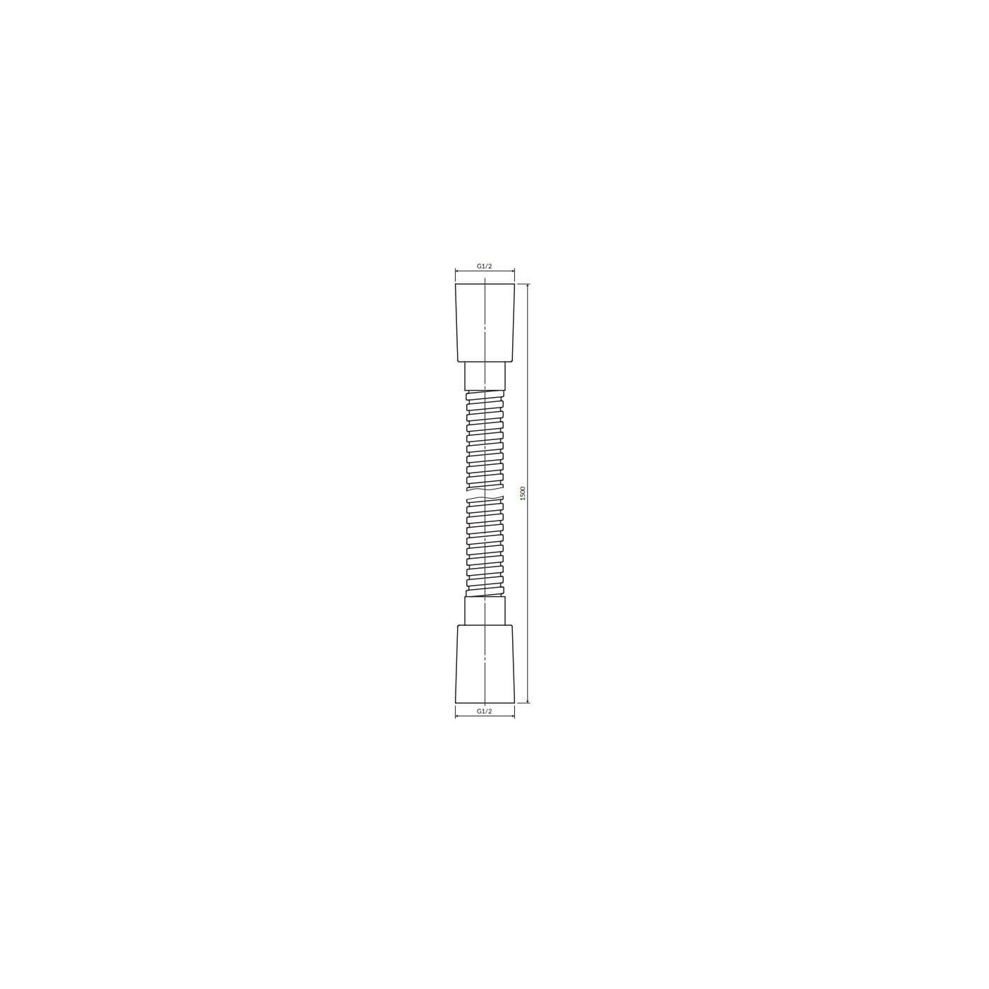 Wąż Prysznicowy 150 cm Miedź 023-XCP Omnires Wąż Prysznicowy 150 cm Miedź 023-XCP Omnires