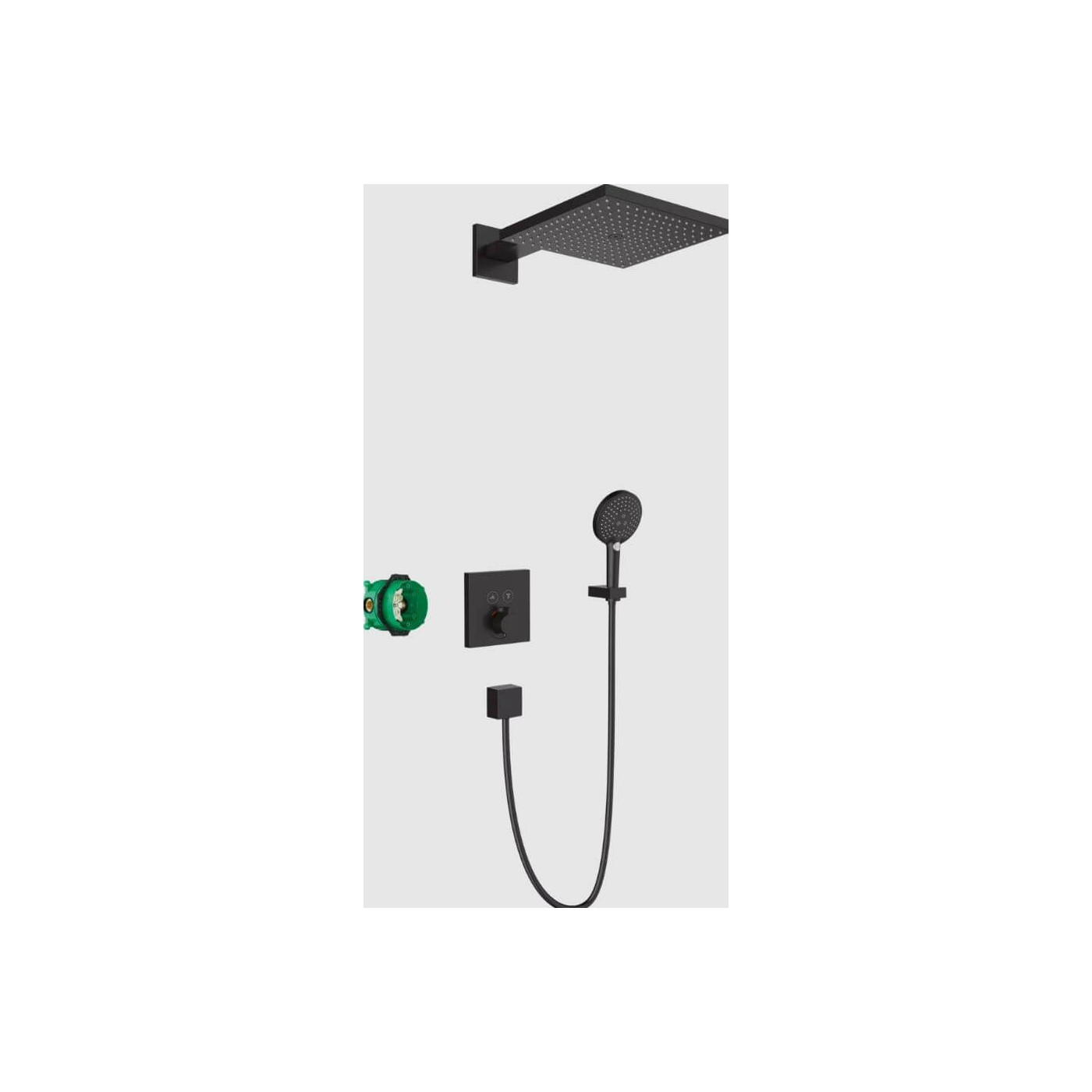 System Prysznicowy Podtynkowy Raindance E Z Termostatem Czarny Mat 27939670 Hansgrohe System Prysznicowy Podtynkowy Raindance E Z Termostatem Czarny Mat 27939670 Hansgrohe
