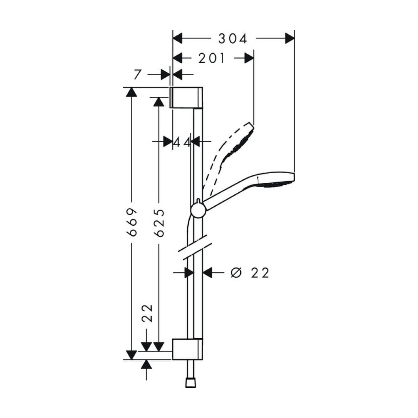 Zestaw Prysznicowy Croma Select E Vario 26583400 Hansgrohe Zestaw Prysznicowy Croma Select E Vario 26583400 Hansgrohe