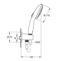 Zestaw Prysznicowy Tempesta 110 Matte Black 264062433 Grohe Zestaw Prysznicowy Tempesta 110 Matte Black 264062433 Grohe