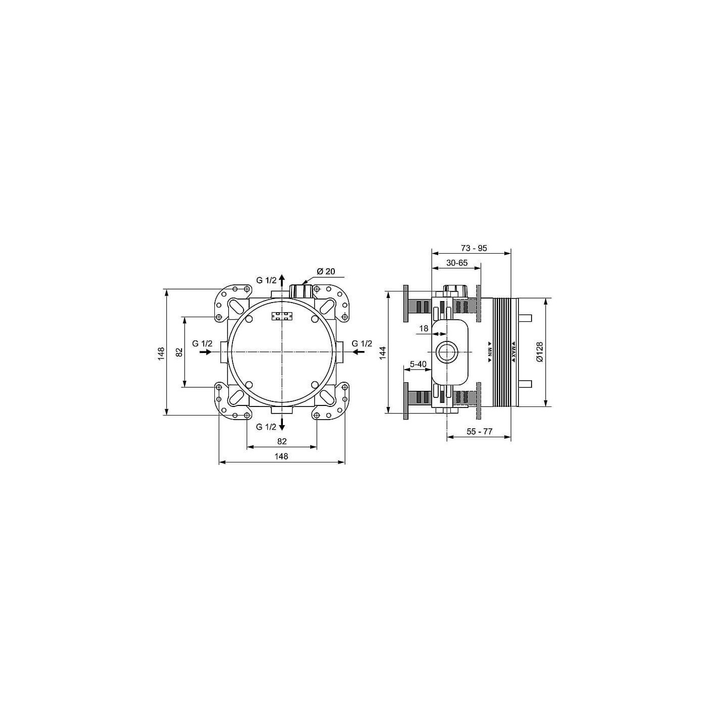 Zestaw Natryskowy Termostatyczny Ceratherm Z Deszczownicą Chrom A7572AA Ideal Standard Zestaw Natryskowy Termostatyczny Ceratherm Z Deszczownicą Chrom A7572AA Ideal Standard