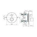 Zestaw Natryskowy Termostatyczny Ceratherm Z Deszczownicą Szary A7573A5 Ideal Standard Zestaw Natryskowy Termostatyczny Ceratherm Z Deszczownicą Szary A7573A5 Ideal Standard