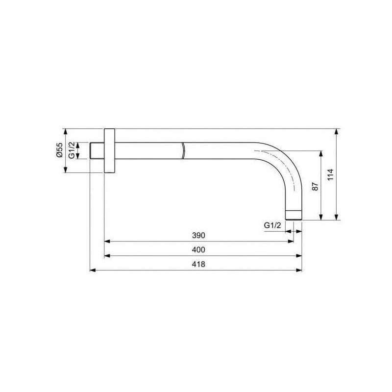 Zestaw Natryskowy Termostatyczny Ceratherm Z Deszczownicą Chrom A7573AA Ideal Standard Zestaw Natryskowy Termostatyczny Ceratherm Z Deszczownicą Chrom A7573AA Ideal Standard