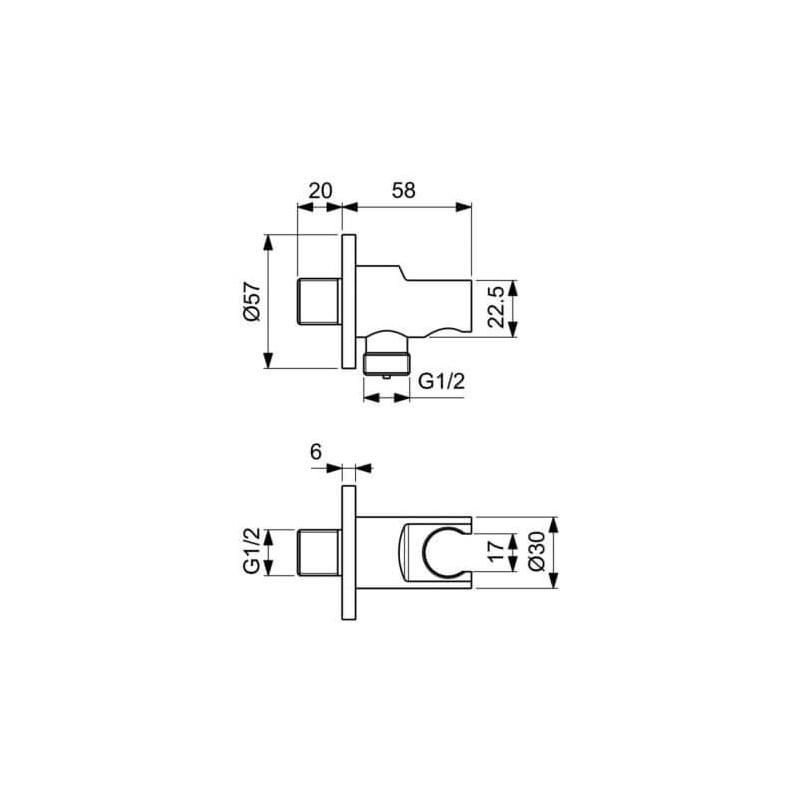 Zestaw Natryskowy Termostatyczny Ceratherm Z Deszczownicą Chrom A7573AA Ideal Standard Zestaw Natryskowy Termostatyczny Ceratherm Z Deszczownicą Chrom A7573AA Ideal Standard