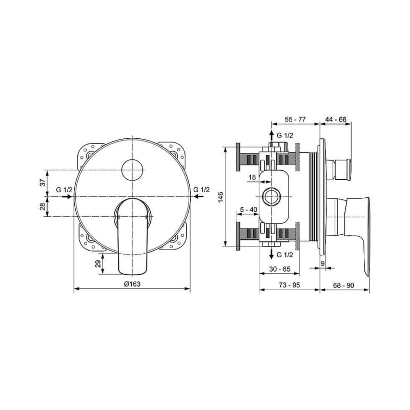 Zestaw Natryskowy Connect Air Z Deszczownicą Chrom A7574AA Ideal Standard Zestaw Natryskowy Connect Air Z Deszczownicą Chrom A7574AA Ideal Standard