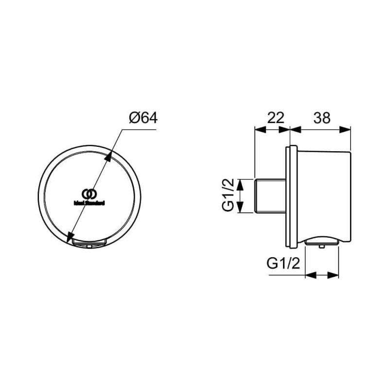 Zestaw Natryskowy Connect Air Z Deszczownicą Chrom A7574AA Ideal Standard Zestaw Natryskowy Connect Air Z Deszczownicą Chrom A7574AA Ideal Standard