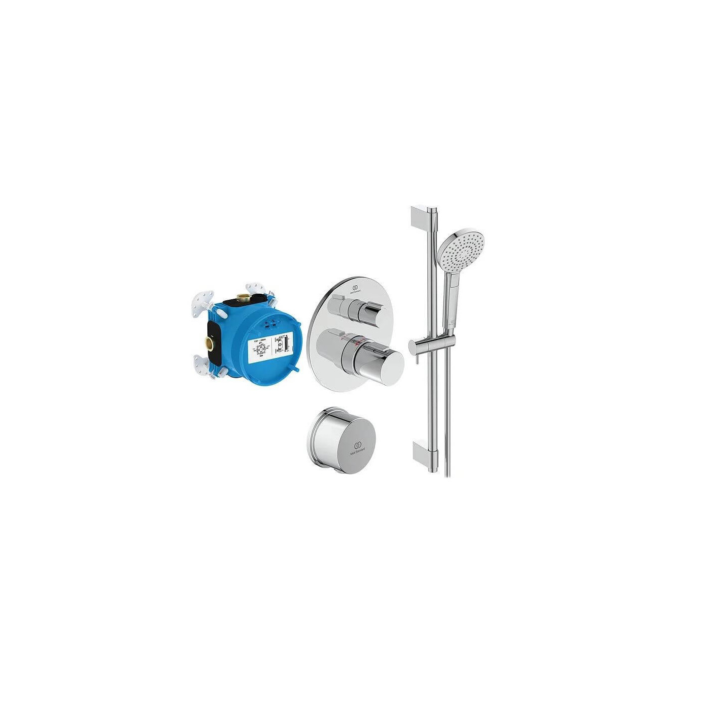 Zestaw Prysznoicowy Ceratherm T25 Chrom A7598AA Ideal Standard Zestaw Prysznoicowy Ceratherm T25 Chrom A7598AA Ideal Standard