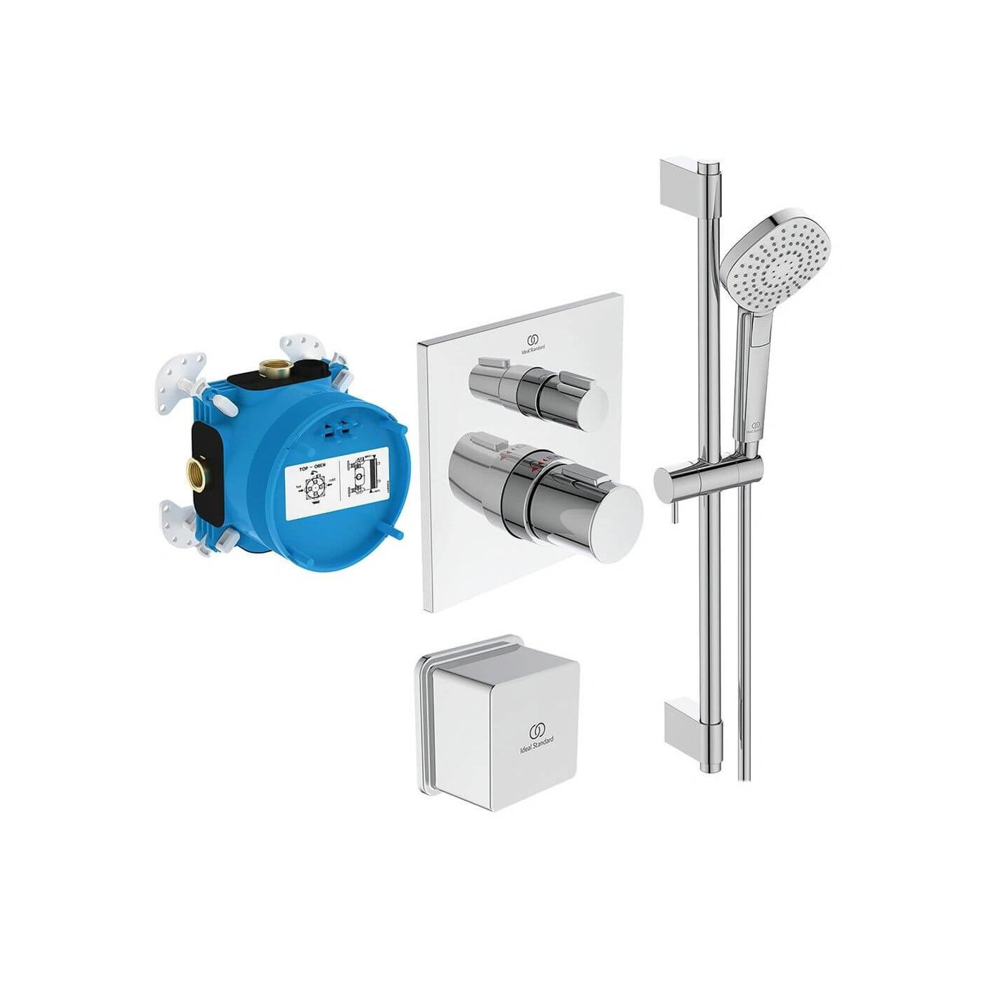 Zestaw Prysznicowy Ceratherm C100 Chrom A7599AA Ideal Standard Zestaw Prysznicowy Ceratherm C100 Chrom A7599AA Ideal Standard
