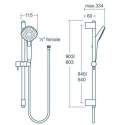 Zestaw Prysznicowy Ceratherm C100 Chrom A7599AA Ideal Standard Zestaw Prysznicowy Ceratherm C100 Chrom A7599AA Ideal Standard