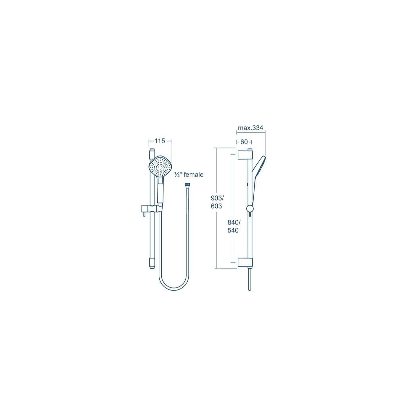 Zestaw Prysznicowy Ceratherm C100 Chrom A7599AA Ideal Standard Zestaw Prysznicowy Ceratherm C100 Chrom A7599AA Ideal Standard
