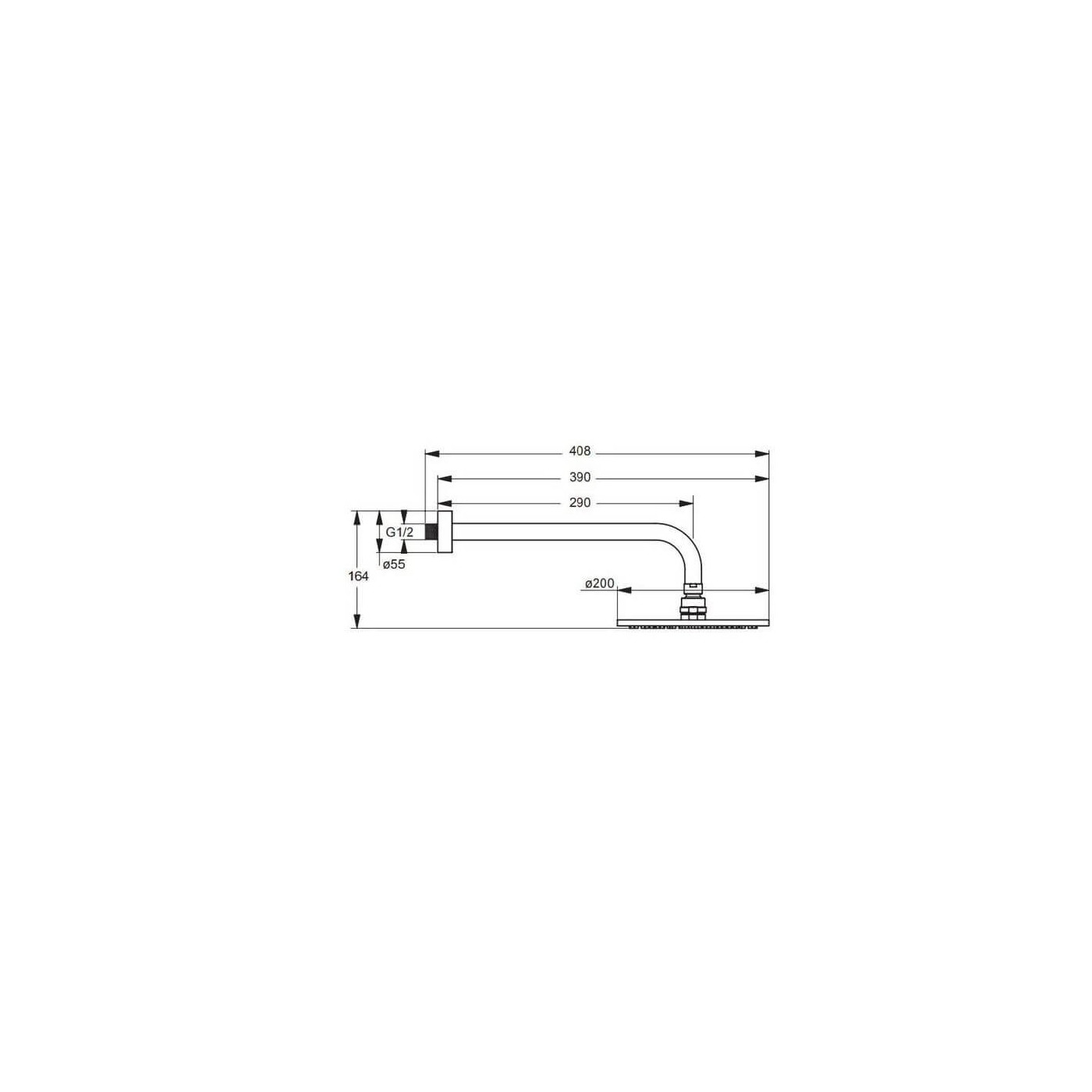 System Prysznicowy Cerafine Chrom BD187AA Ideal Standard System Prysznicowy Cerafine Chrom BD187AA Ideal Standard