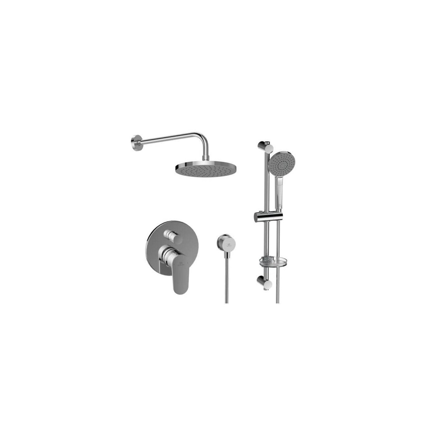 Zestaw Natryskowy Cerafine Chrom BD189AA Ideal Standard Zestaw Natryskowy Cerafine Chrom BD189AA Ideal Standard