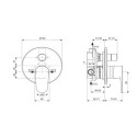 Zestaw Natryskowy Cerafine Chrom BD189AA Ideal Standard Zestaw Natryskowy Cerafine Chrom BD189AA Ideal Standard