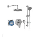 Zestaw Natryskowy Cerafine Chrom BD190AA Ideal Standard Zestaw Natryskowy Cerafine Chrom BD190AA Ideal Standard