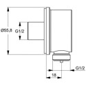 Zestaw Natryskowy Cerafine Chrom BD190AA Ideal Standard Zestaw Natryskowy Cerafine Chrom BD190AA Ideal Standard