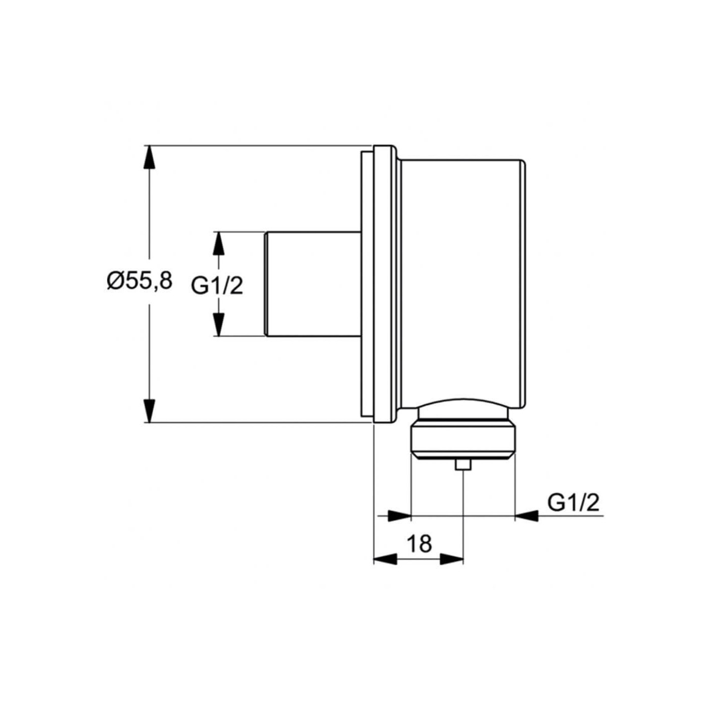 Zestaw Natryskowy Cerafine Chrom BD190AA Ideal Standard Zestaw Natryskowy Cerafine Chrom BD190AA Ideal Standard