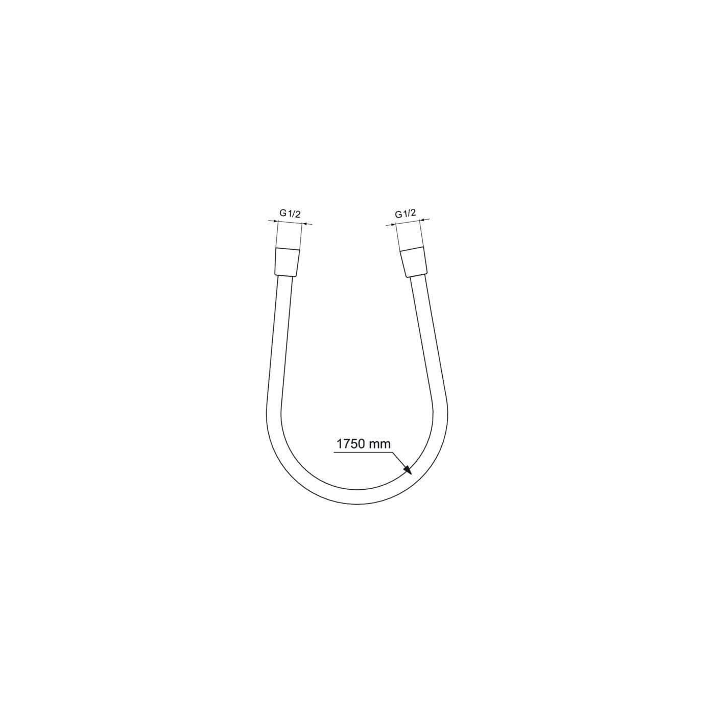 Zestaw Prysznicowy Ceraline Chrom BD192AA Ideal Standard Zestaw Prysznicowy Ceraline Chrom BD192AA Ideal Standard