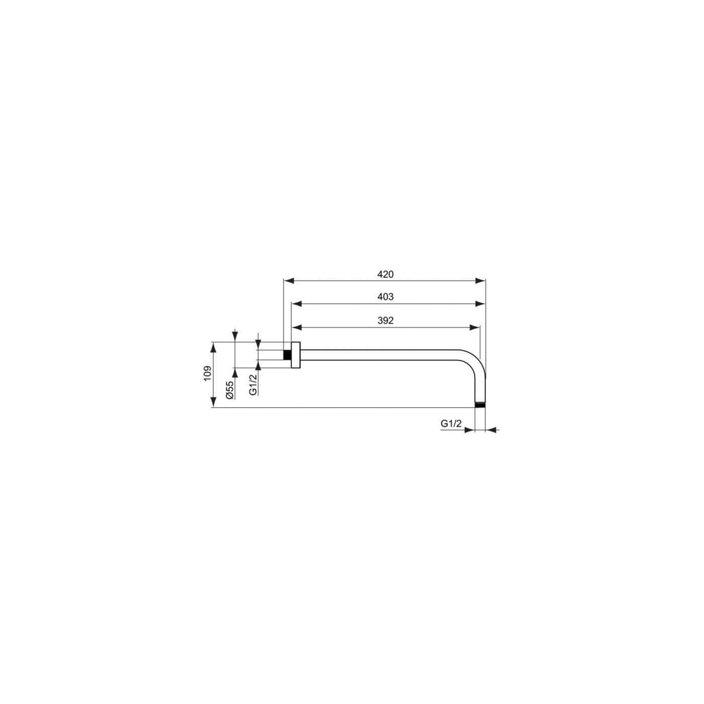 Zestaw Prysznicowy Ceraline Chrom BD192AA Ideal Standard Zestaw Prysznicowy Ceraline Chrom BD192AA Ideal Standard