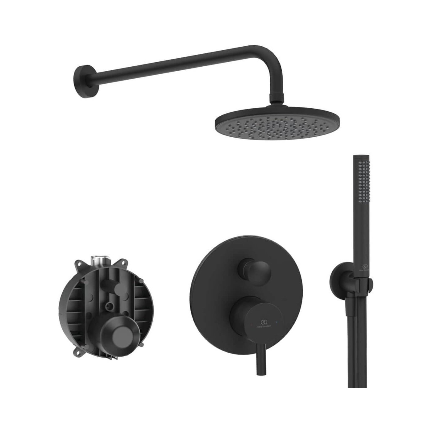 Zestaw Prysznicowy Ceraline Czarny Mat BD192XG Ideal Standard Zestaw Prysznicowy Ceraline Czarny Mat BD192XG Ideal Standard