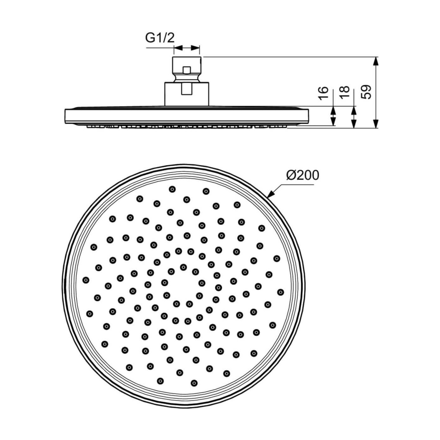 Zestaw Prysznicowy Ceraline Czarny Mat BD192XG Ideal Standard Zestaw Prysznicowy Ceraline Czarny Mat BD192XG Ideal Standard