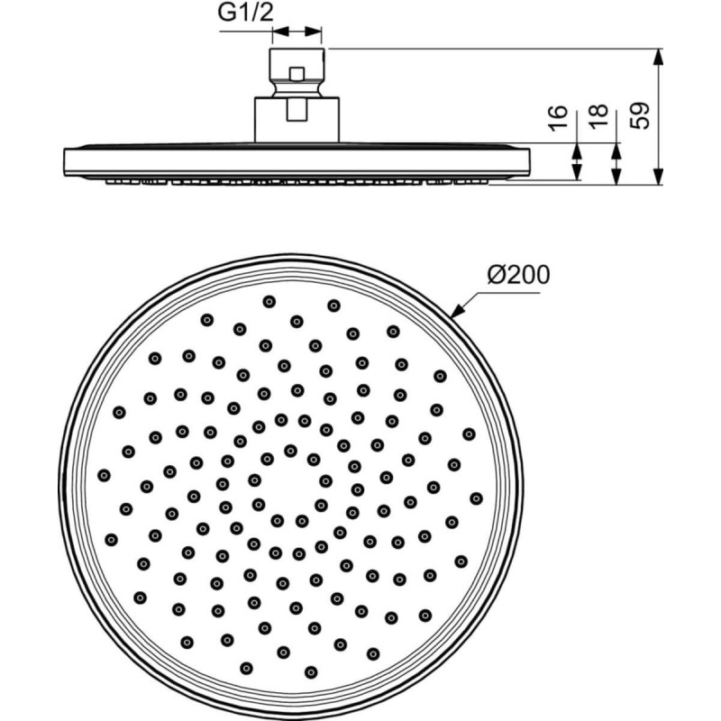 Zestaw Prysznicowy Ceraline Czarny Mat BD192XG Ideal Standard Zestaw Prysznicowy Ceraline Czarny Mat BD192XG Ideal Standard