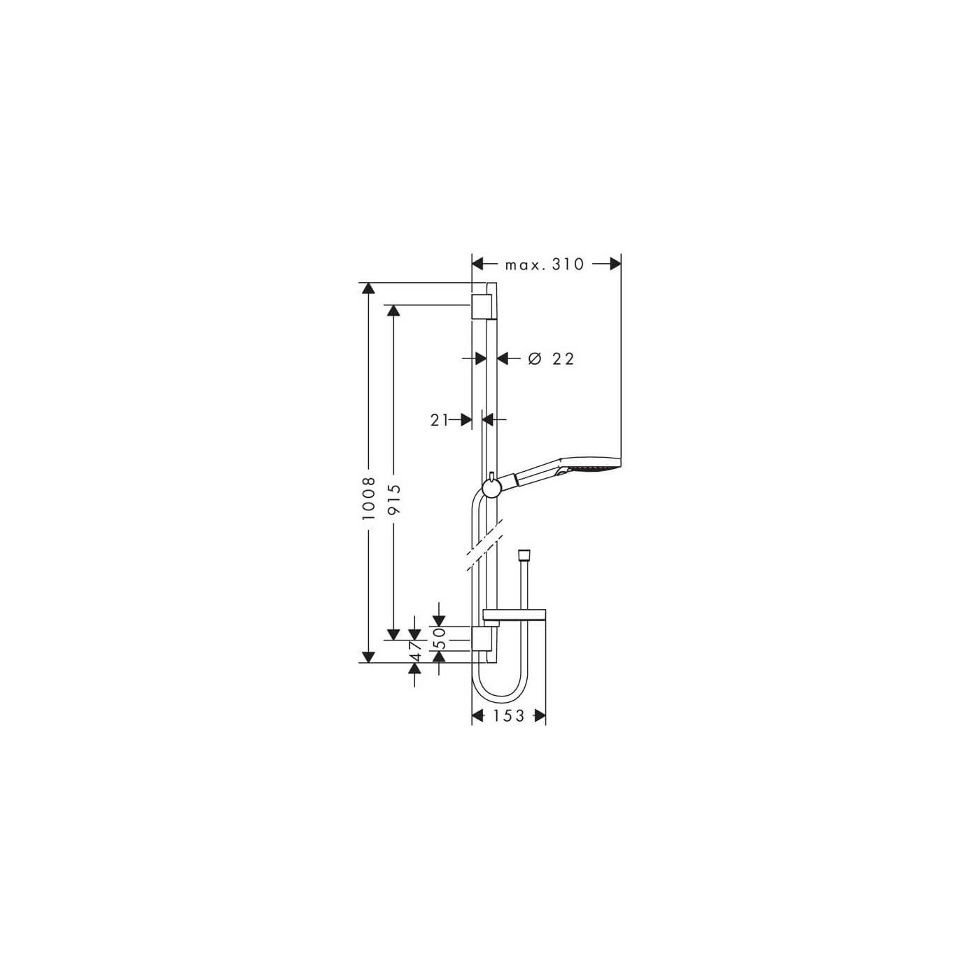 Zestaw Prysznicowy Raindance Select S 120 26633000 Hansgrohe Zestaw Prysznicowy Raindance Select S 120 26633000 Hansgrohe