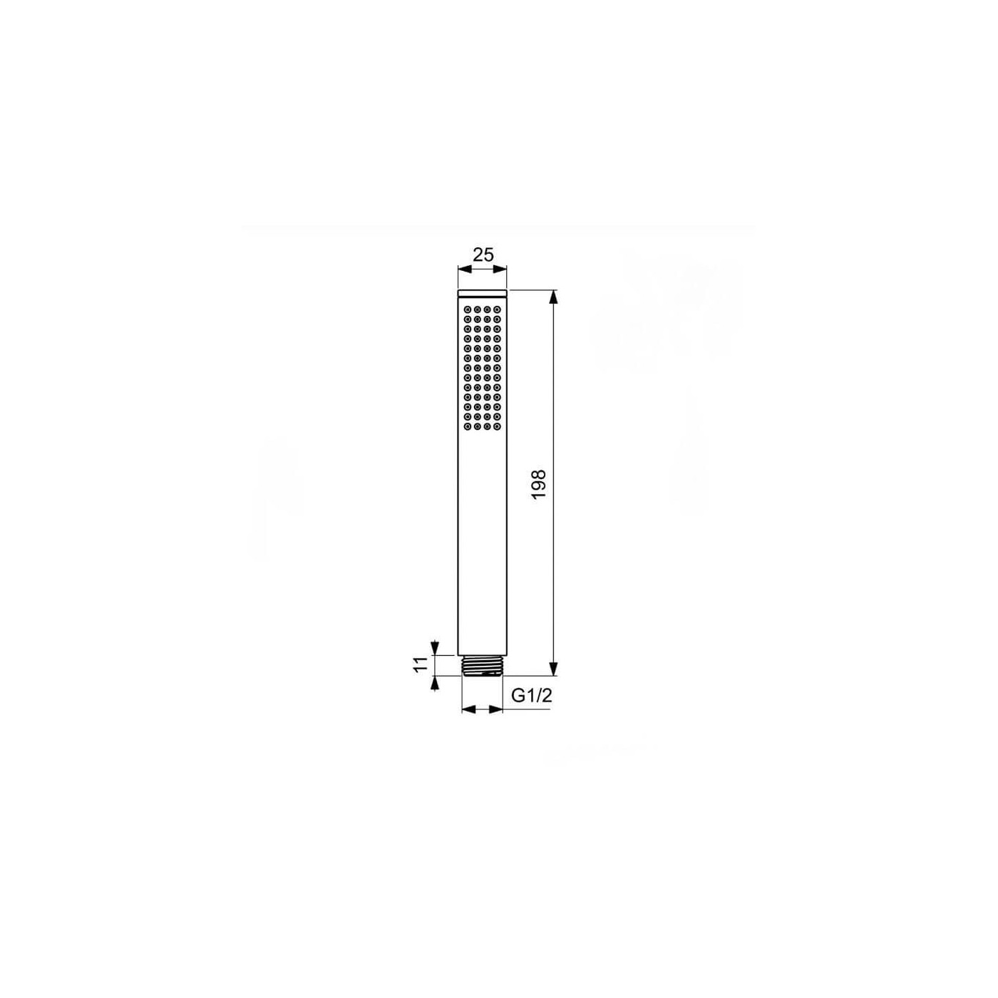 Zestaw Prysznicowy Ceraline Czarny Mat BD192XG Ideal Standard Zestaw Prysznicowy Ceraline Czarny Mat BD192XG Ideal Standard