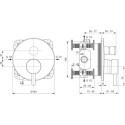 Zestaw Natryskowy Ceraline Chrom BD193AA Ideal Standard Zestaw Natryskowy Ceraline Chrom BD193AA Ideal Standard