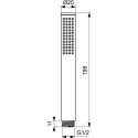 Zestaw Natryskowy Ceraline Chrom BD193AA Ideal Standard Zestaw Natryskowy Ceraline Chrom BD193AA Ideal Standard