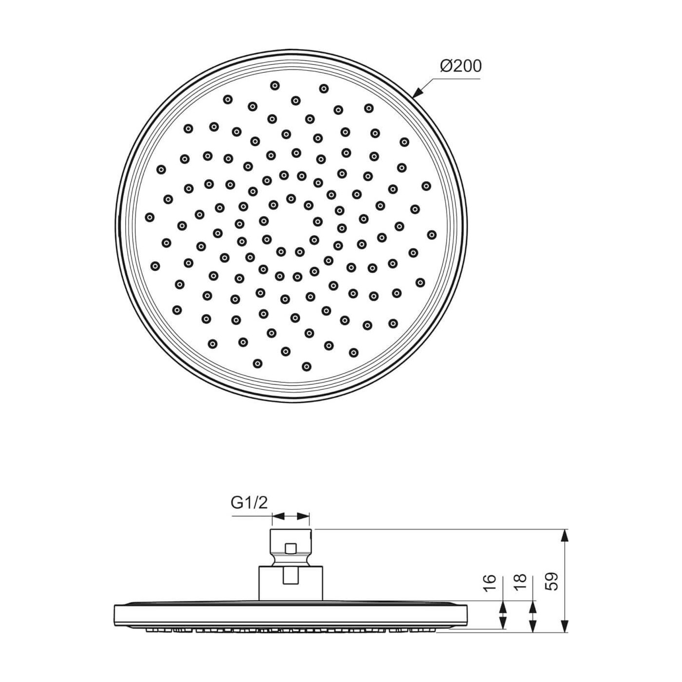Zestaw Natryskowy Ceraline Chrom BD193AA Ideal Standard Zestaw Natryskowy Ceraline Chrom BD193AA Ideal Standard