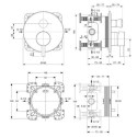 Zestaw Natryskowy Podtynkowy Czarny Mat BD193XG Ideal Standard Zestaw Natryskowy Podtynkowy Czarny Mat BD193XG Ideal Standard