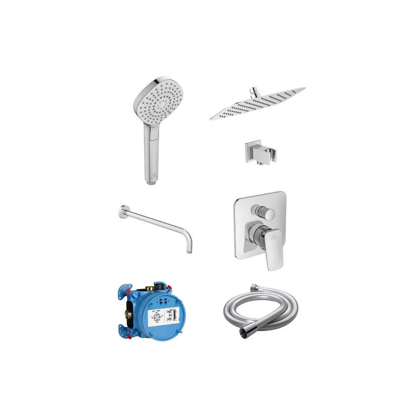 Zestaw Natryskowy Ceraplan Chrom BD195AA Ideal Standard Zestaw Natryskowy Ceraplan Chrom BD195AA Ideal Standard