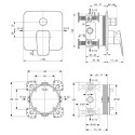 Zestaw Natryskowy Ceraplan Chrom BD195AA Ideal Standard Zestaw Natryskowy Ceraplan Chrom BD195AA Ideal Standard