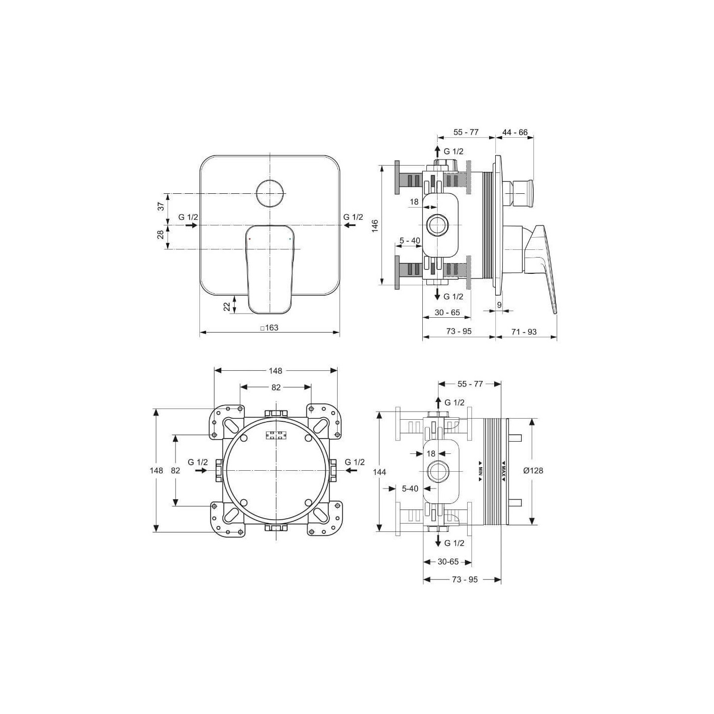 Zestaw Natryskowy Ceraplan Chrom BD195AA Ideal Standard Zestaw Natryskowy Ceraplan Chrom BD195AA Ideal Standard