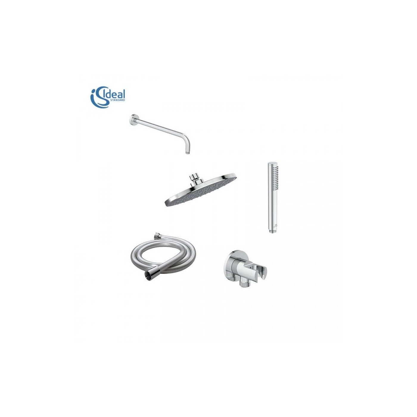 Zestaw Natryskowy Idealrain Chrom BD389AA Ideal Standard Zestaw Natryskowy Idealrain Chrom BD389AA Ideal Standard
