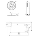 Zestaw Natryskowy Idealrain Chrom BD389AA Ideal Standard Zestaw Natryskowy Idealrain Chrom BD389AA Ideal Standard