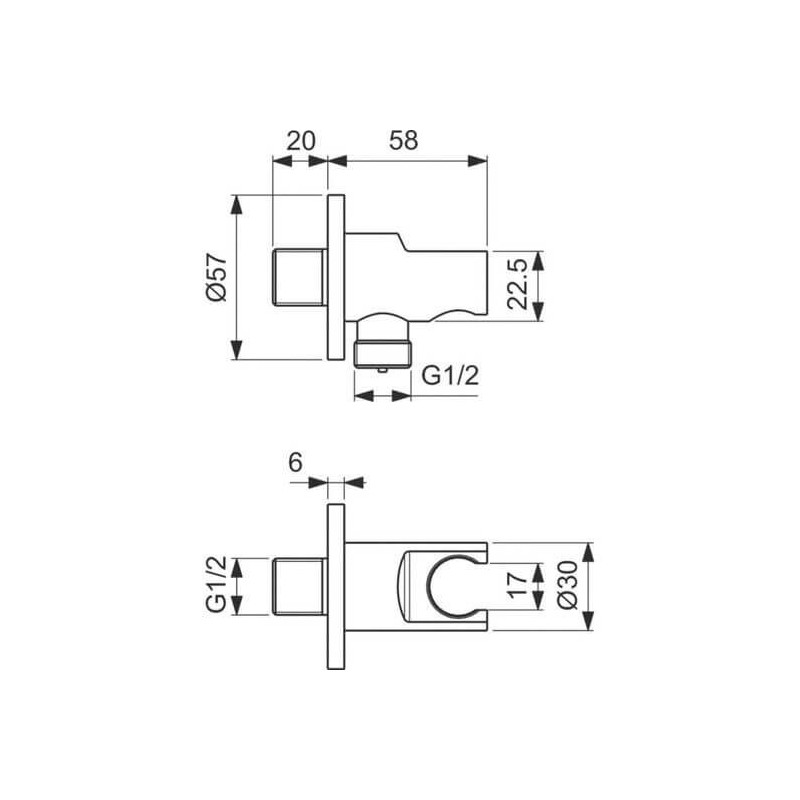 Zestaw Prysznicowy Idealrain Czarny Mat BD389XG Ideal Standard Zestaw Prysznicowy Idealrain Czarny Mat BD389XG Ideal Standard
