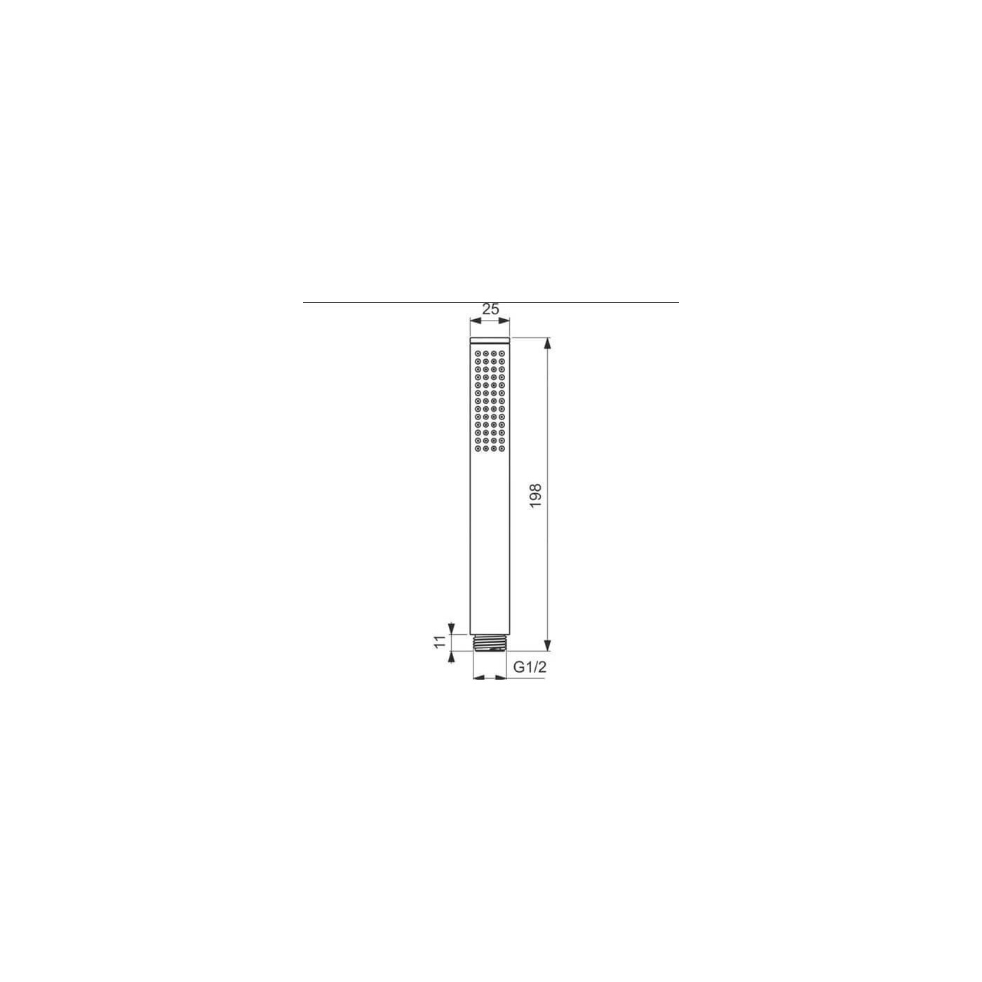 Zestaw Prysznicowy Idealrain Czarny Mat BD389XG Ideal Standard Zestaw Prysznicowy Idealrain Czarny Mat BD389XG Ideal Standard