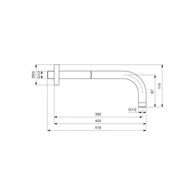 Zestaw Prysznicowy Idealrain Czarny Mat BD389XG Ideal Standard Zestaw Prysznicowy Idealrain Czarny Mat BD389XG Ideal Standard