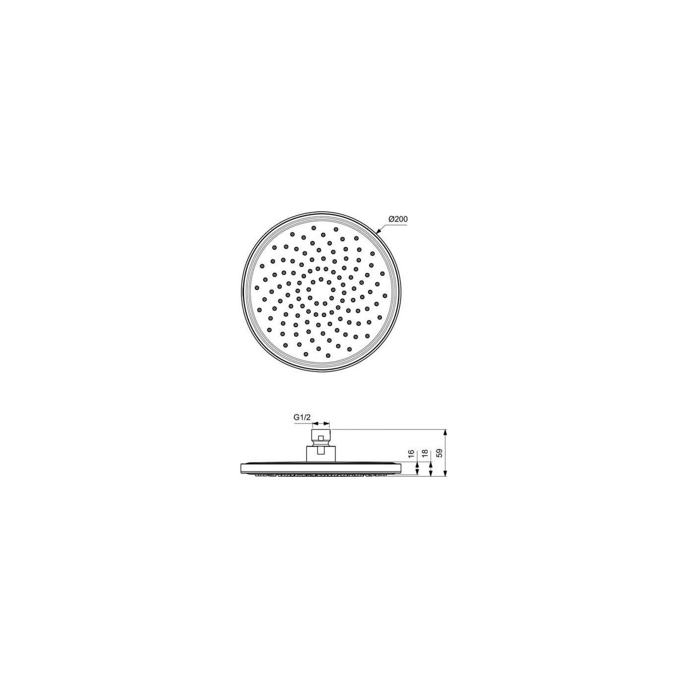 Zestaw Prysznicowy Idealrain Czarny Mat BD389XG Ideal Standard Zestaw Prysznicowy Idealrain Czarny Mat BD389XG Ideal Standard