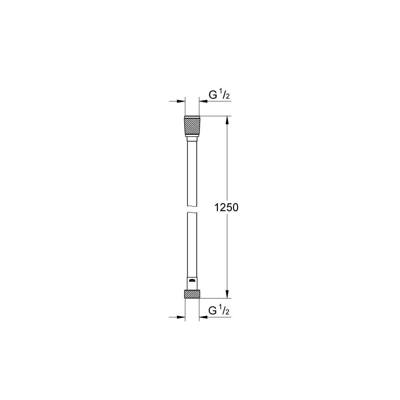 Wąż Prysznicowy Silverflex Stal Nierdzewna 28362DC1 Grohe Wąż Prysznicowy Silverflex Stal Nierdzewna 28362DC1 Grohe