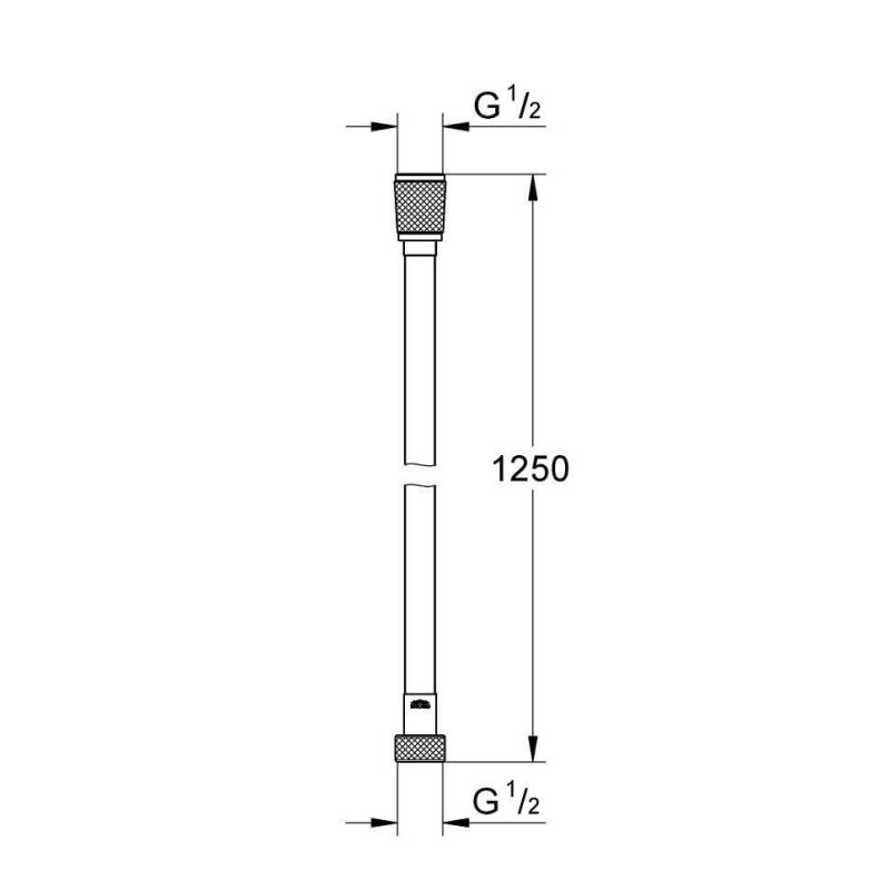 Wąż Prysznicowy Silverflex Stal Nierdzewna 28362DC1 Grohe Wąż Prysznicowy Silverflex Stal Nierdzewna 28362DC1 Grohe