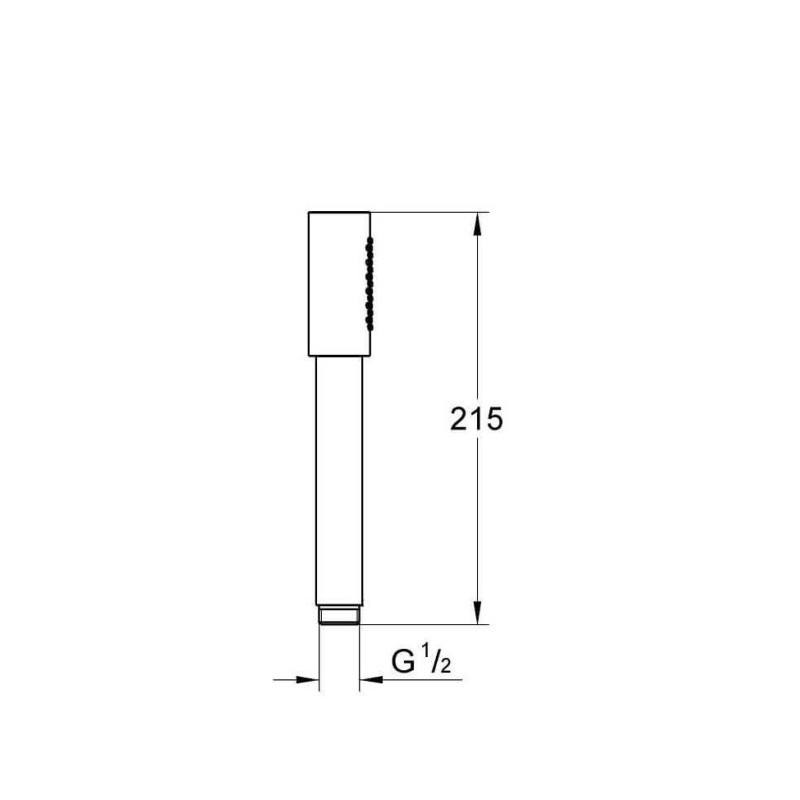 Jednostrumieniowy Prysznic Ręczny Rainshower Aqua Stick 26866DC0 Grohe Jednostrumieniowy Prysznic Ręczny Rainshower Aqua Stick 26866DC0 Grohe