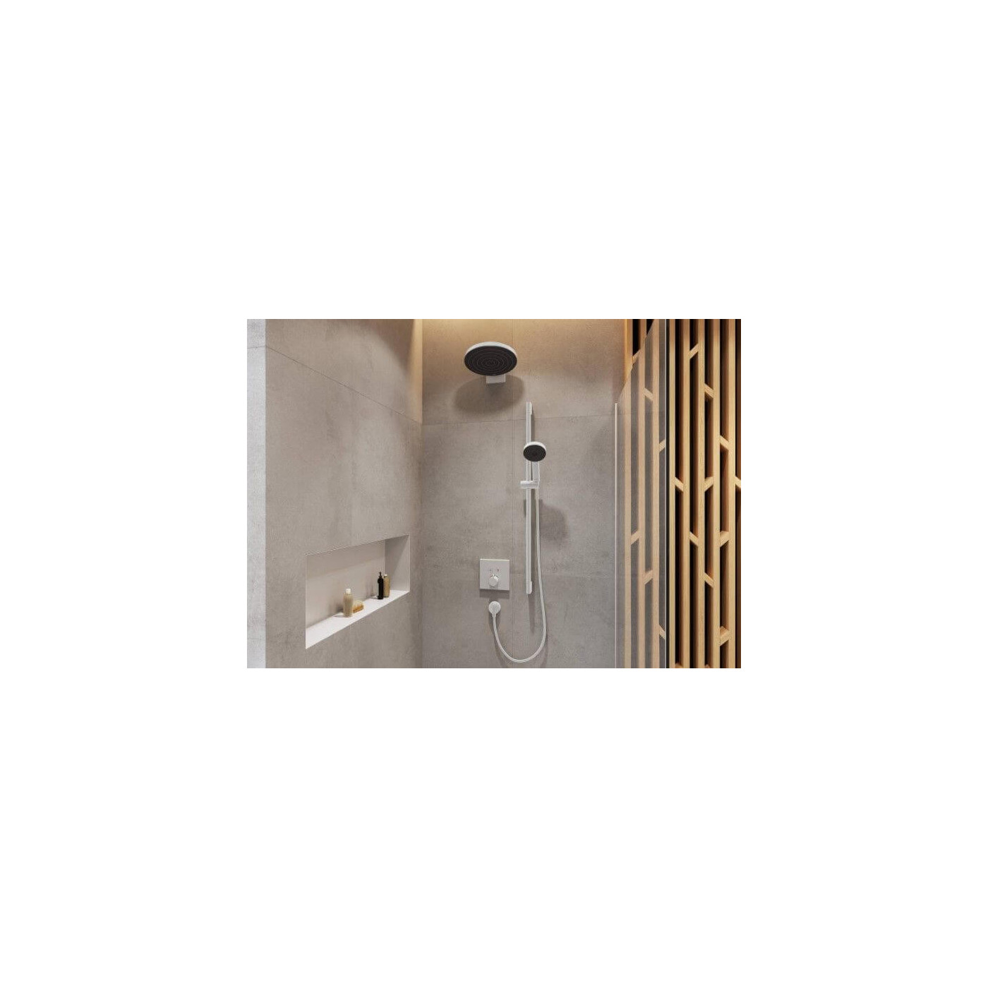Deszczownica Pulsify S 260 Biały Mat 24140700 Hansgrohe Deszczownica Pulsify S 260 Biały Mat 24140700 Hansgrohe