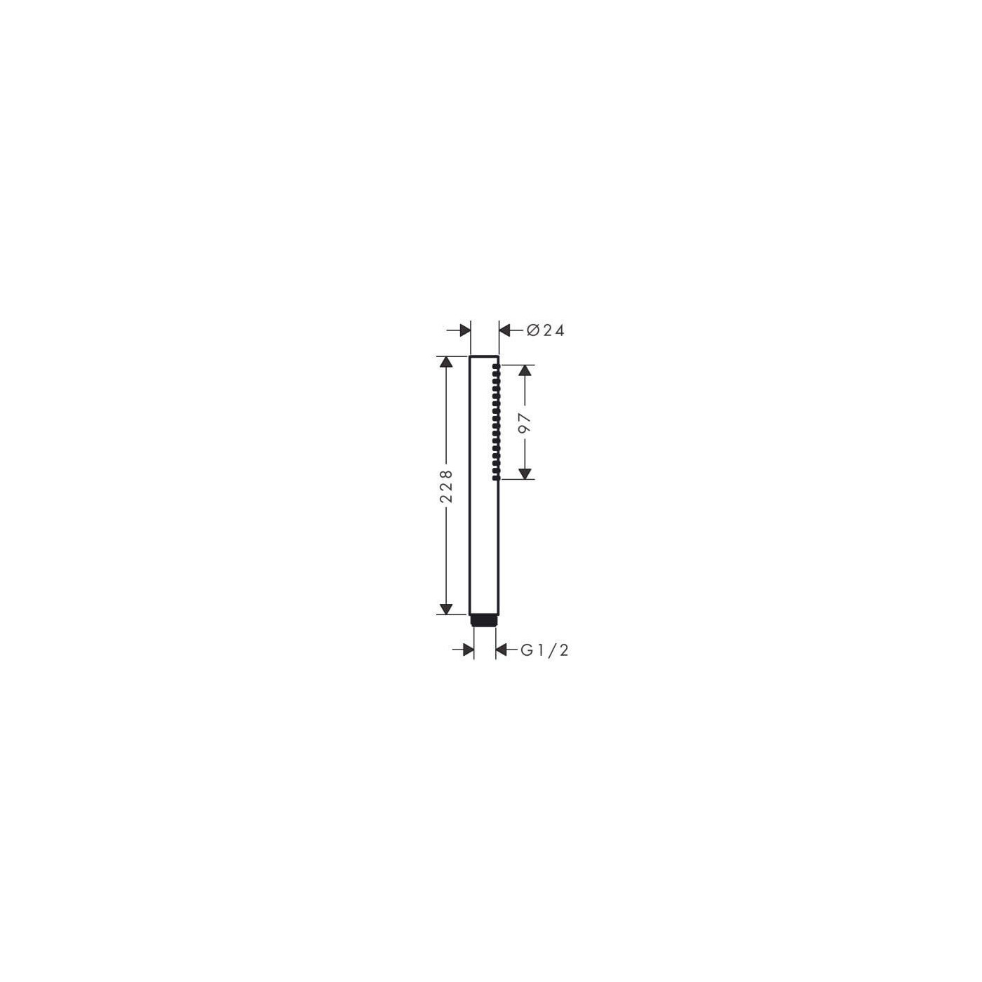 Słuchawka Prysznicowa Slim Pulsify S EcoSmart Biały Mat 24125700 Hansgrohe Słuchawka Prysznicowa Slim Pulsify S EcoSmart Biały Mat 24125700 Hansgrohe