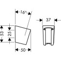 Uchwyt Prysznicowy Porter S Brąz Szczotkowany 28331140 Hansgrohe Uchwyt Prysznicowy Porter S Brąz Szczotkowany 28331140 Hansgrohe
