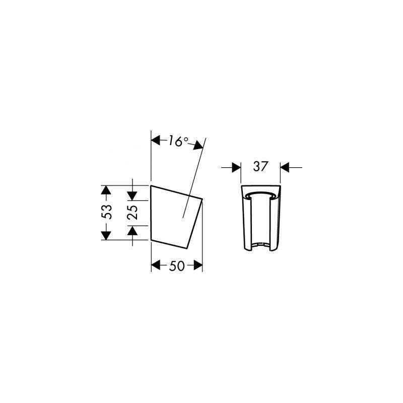 Uchwyt Prysznicowy Porter S Brąz Szczotkowany 28331140 Hansgrohe Uchwyt Prysznicowy Porter S Brąz Szczotkowany 28331140 Hansgrohe