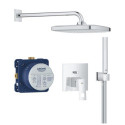 Zestaw Prysznicowy Eurocube Podtynkowy Z Deszczownicą Tempesta 250 Cube 25289000 Grohe Zestaw Prysznicowy Eurocube Podtynkowy Z Deszczownicą Tempesta 250 Cube 25289000 Grohe
