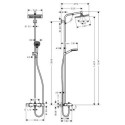 Komplet Prysznicowy Crometta E 240 Wannowa 27298000 Hansgrohe Komplet Prysznicowy Crometta E 240 Wannowa 27298000 Hansgrohe