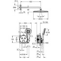 Zestaw Prysznicowy Grohtherm SmartControl Podtynkowy Z Deszczownicą Rainshower Mono 310 34866000 Grohe Zestaw Prysznicowy Grohtherm SmartControl Podtynkowy Z Deszczownicą Rainshower Mono 310 34866000 Grohe
